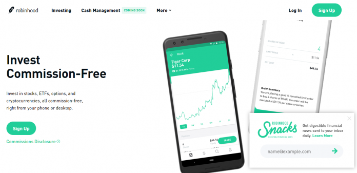 Robinhood Funds - Stock and Crypto App Fundraising